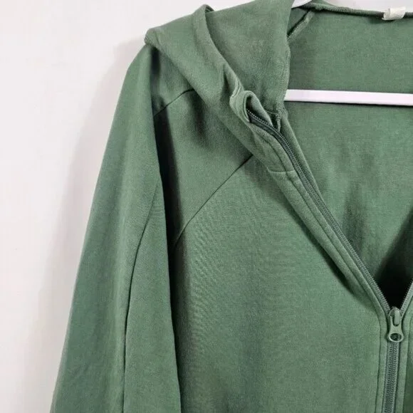 Zella Zip Up Hoodie In Forest Green - XL - Picture 3 of 6